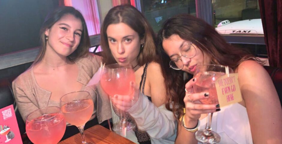 girls students at a russell group uni