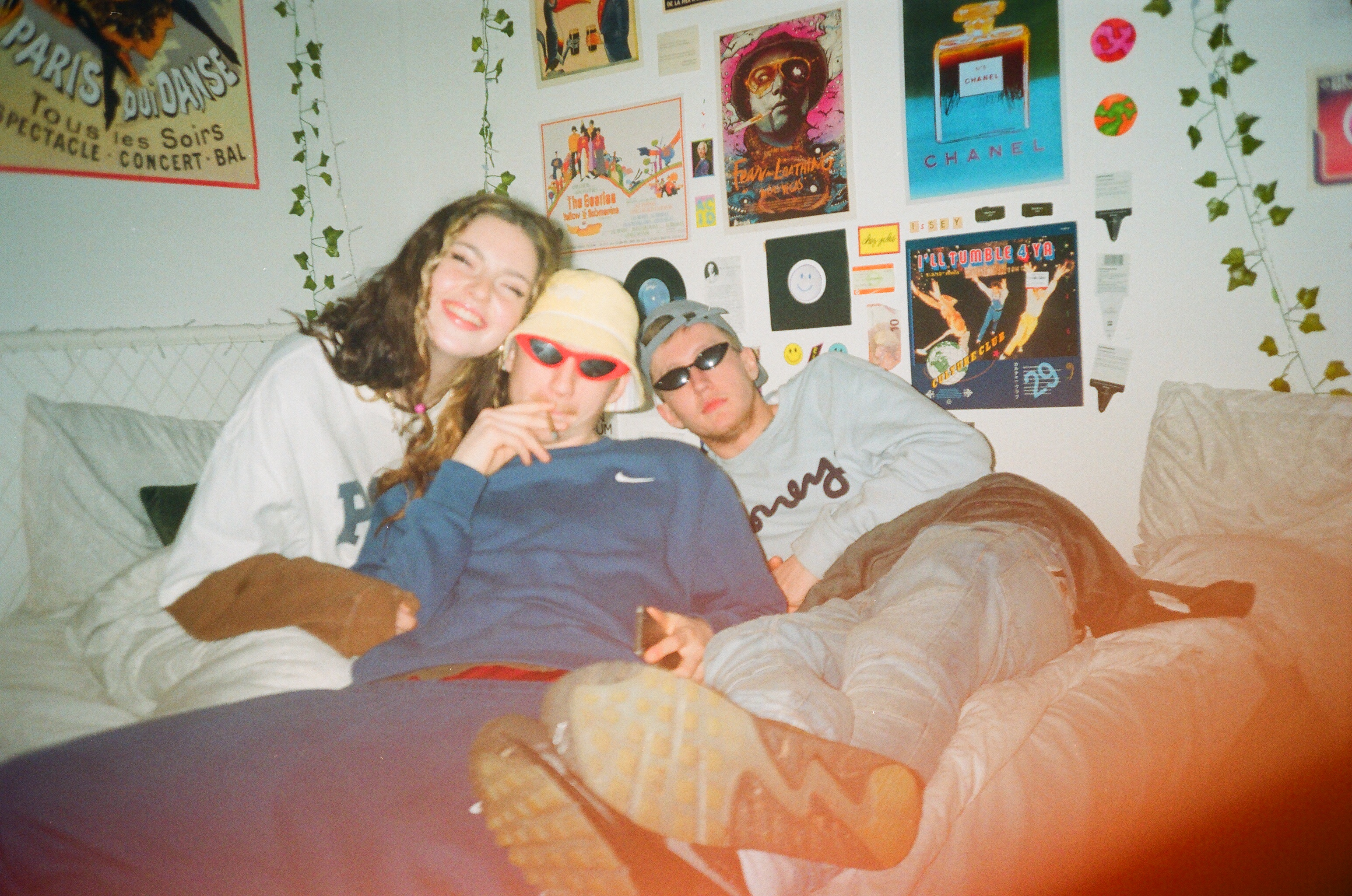 some london university students in a room they probably pay too much rent for