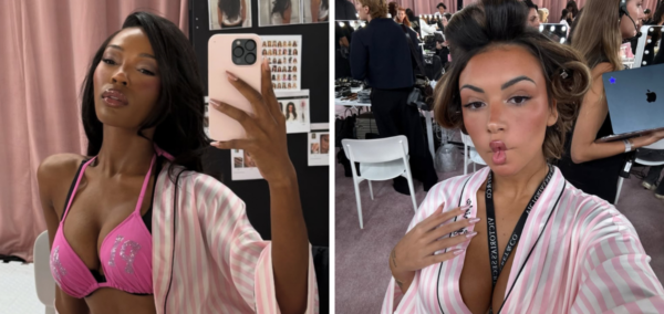 quenand alex consani influencers victoria's secret fashion show