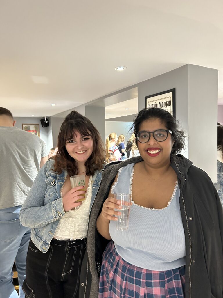 Durham University students at a party