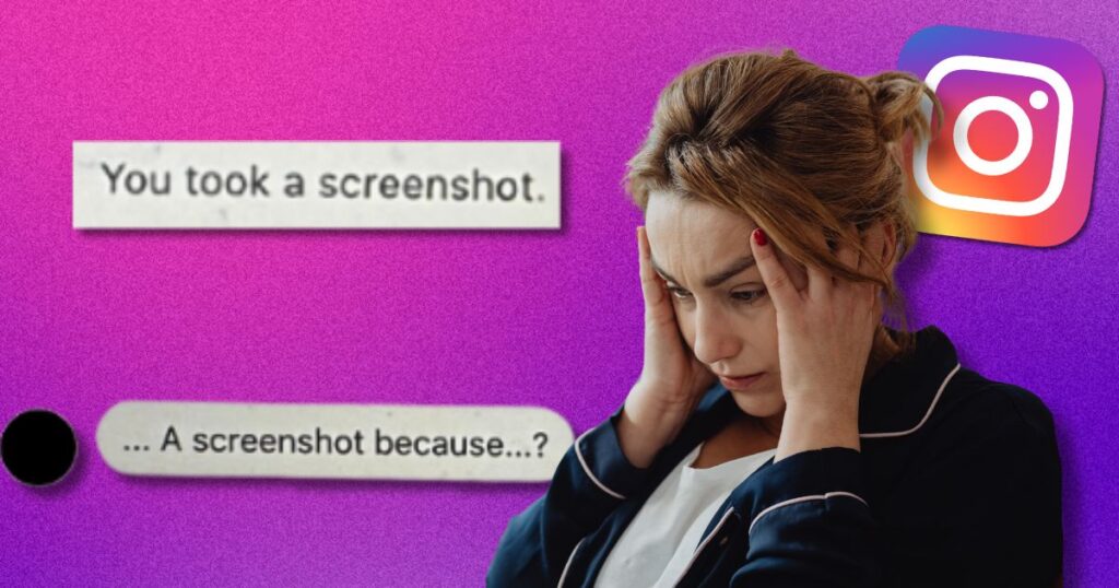 instagram screenshot dm