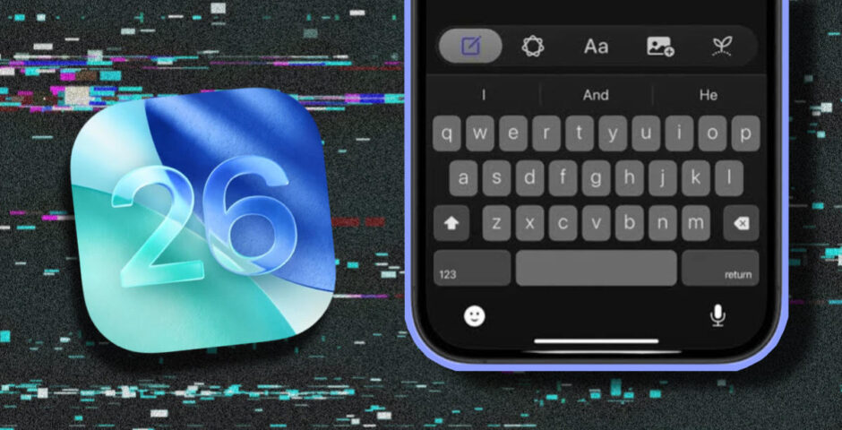 iOS 26 typos