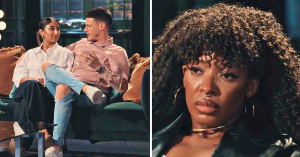 mafs uk 2025 commitment ceremony with nelly steven and julia-ruth