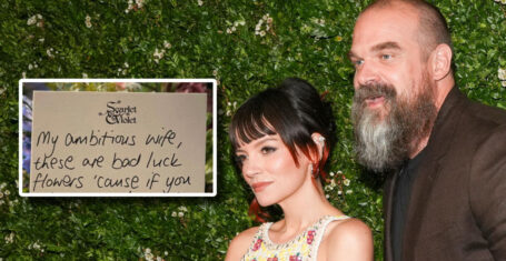 David Harbour Lily Allen note