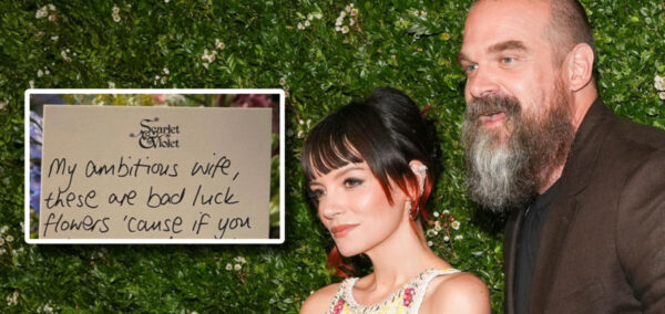 David Harbour Lily Allen note