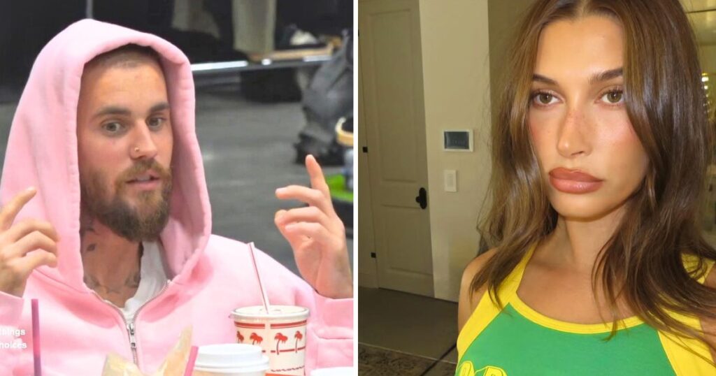 justin bieber talking about his marriage on twitch and then hailey bieber his wife