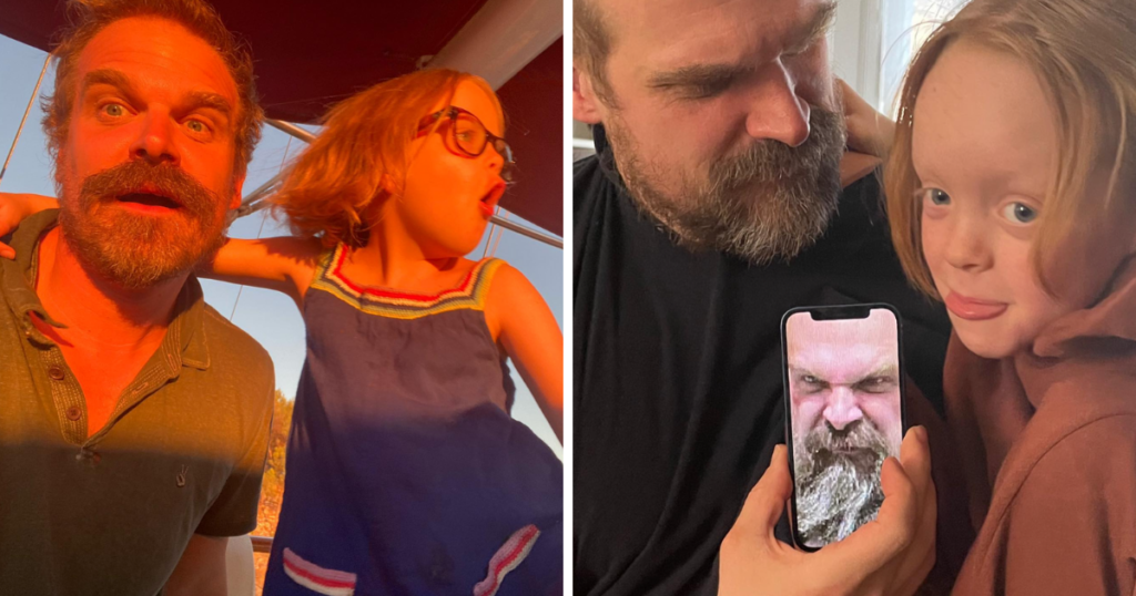 David Harbour Lily Allen Kids