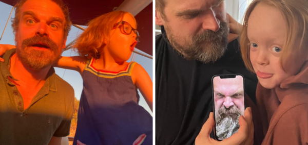 David Harbour Lily Allen Kids