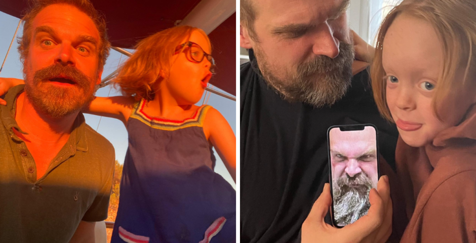 David Harbour Lily Allen Kids