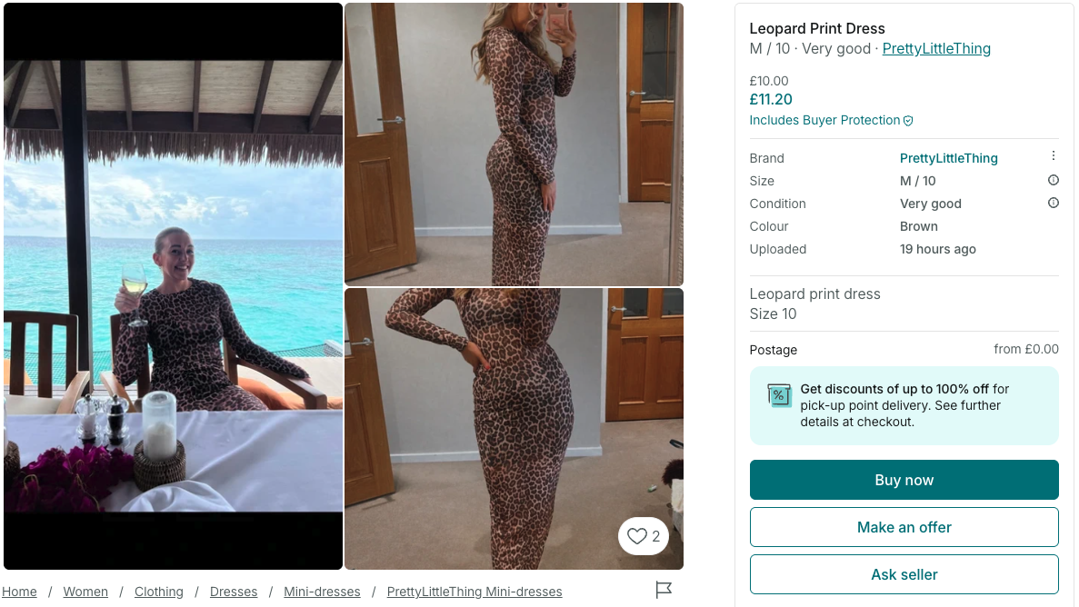 mafs uk 2025 sarah fit vinted