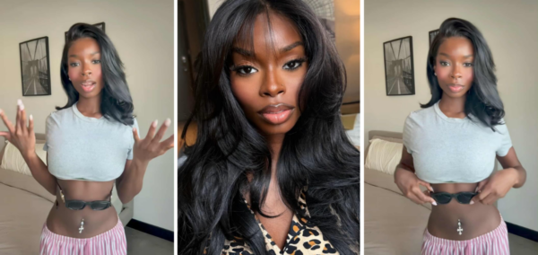 Love Island USA Olandria sunglasses waist