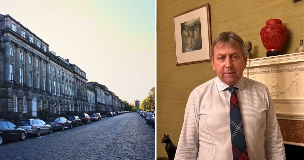 sir peter mathieson vice-chancellor of university of edinburgh house