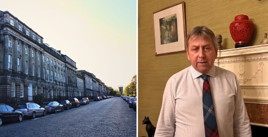 sir peter mathieson vice-chancellor of university of edinburgh house
