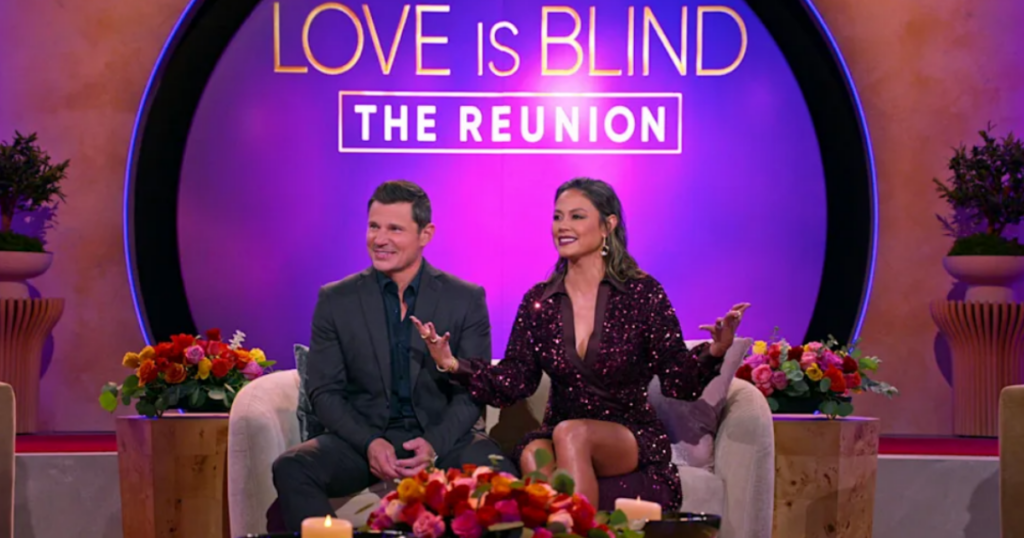 Love Blind reunion time UK release