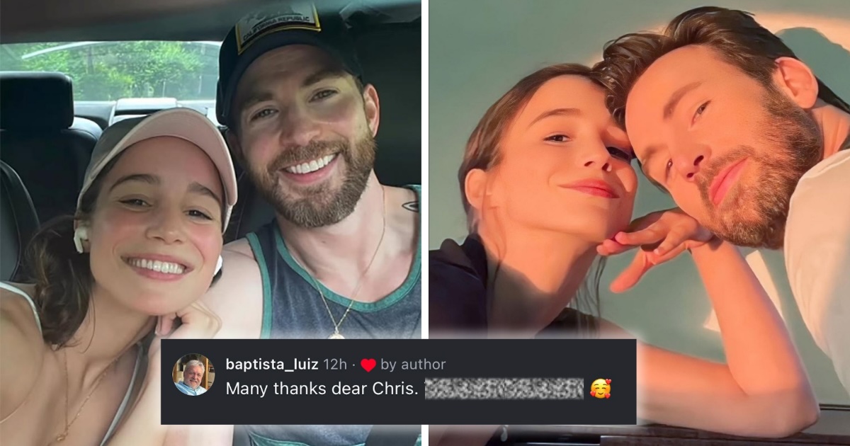 A family member leaked Chris Evans’ baby news months ago A family member leaked Chris Evans’ baby news months ago