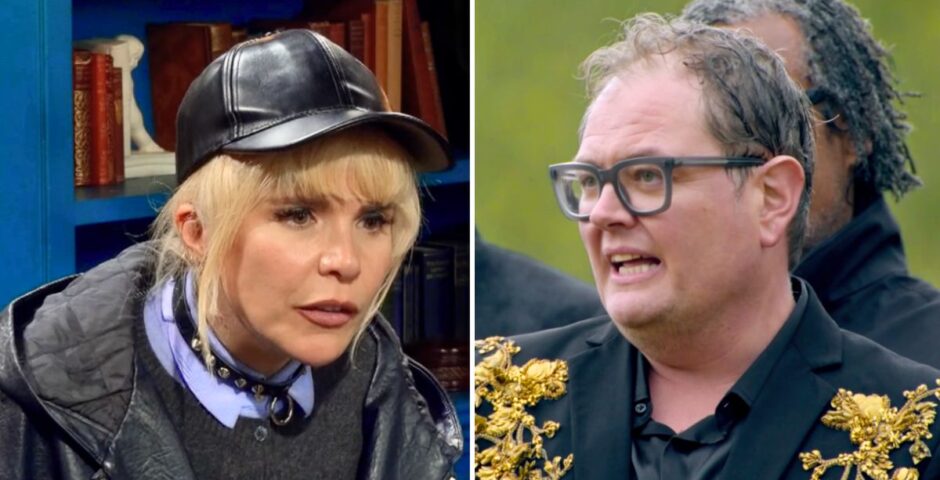 the celebrity traitors paloma faith and alan carr