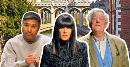 celebrity traitors cast who went to oxbridge nick mohammed claudia winkleman and stephen fry and then the bridge of sighs from st john's college cambridge