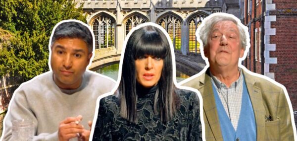 celebrity traitors cast who went to oxbridge nick mohammed claudia winkleman and stephen fry and then the bridge of sighs from st john's college cambridge