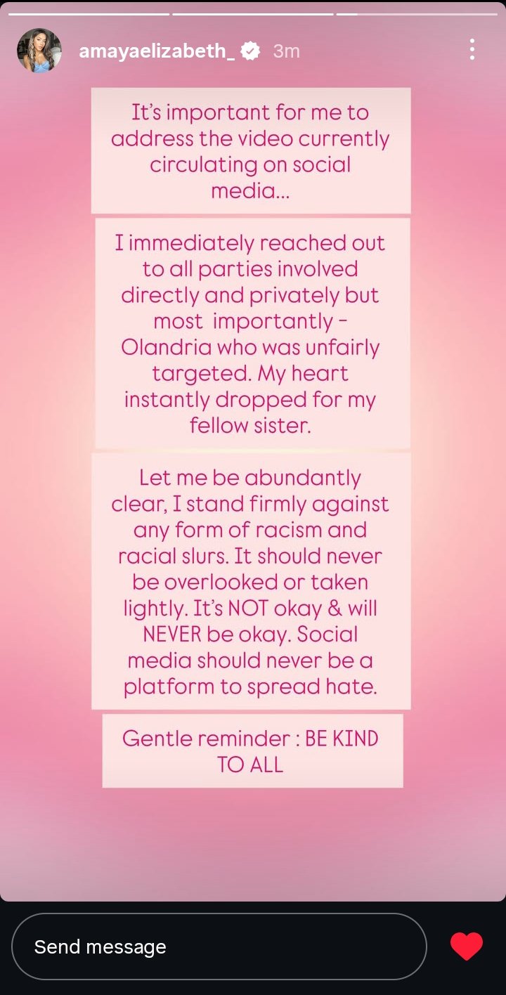 Amaya Papaya's statement on Huda Mustafa video