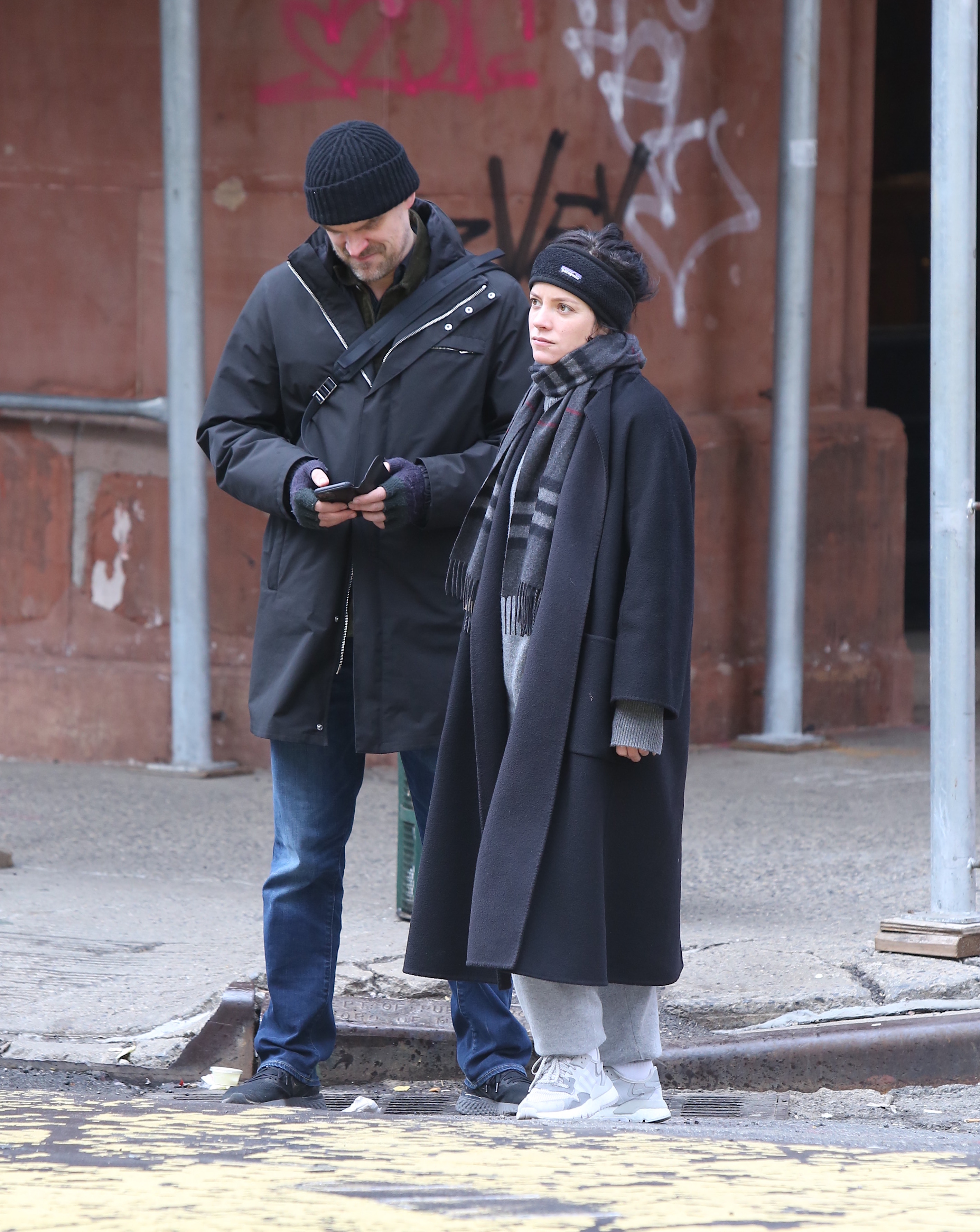 Lily Allen and David Harbour