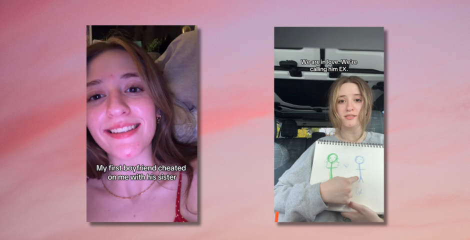 TikTok influencer ex cheated sister clip
