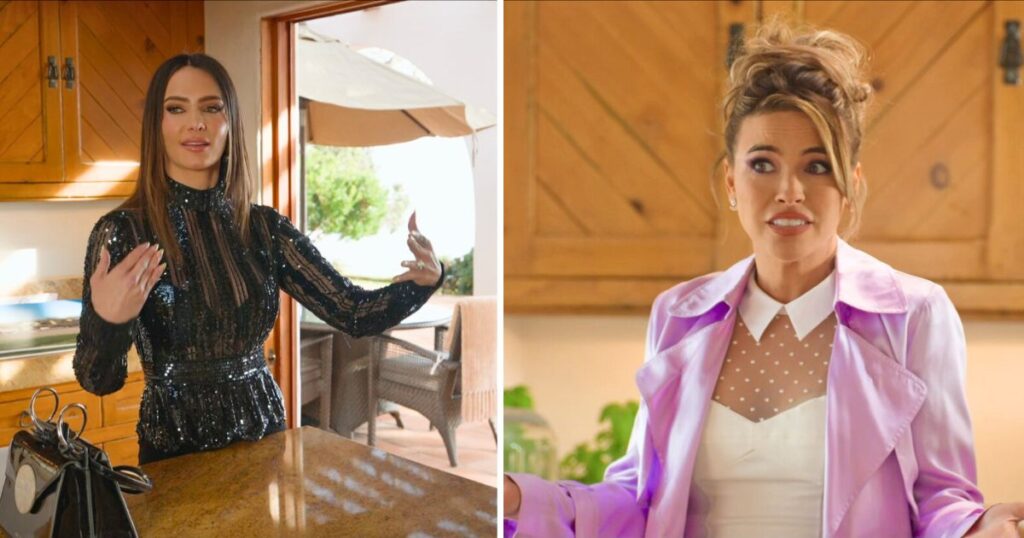 selling sunset chrishell and sandra in the middle of an argument