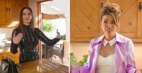 selling sunset chrishell and sandra in the middle of an argument