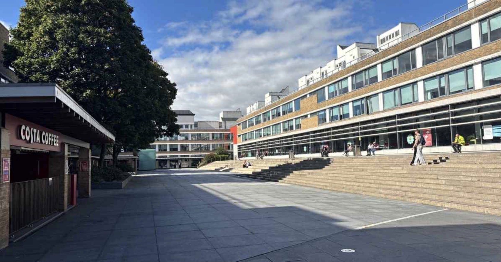 Lancaster University's campus, where strike action will take place