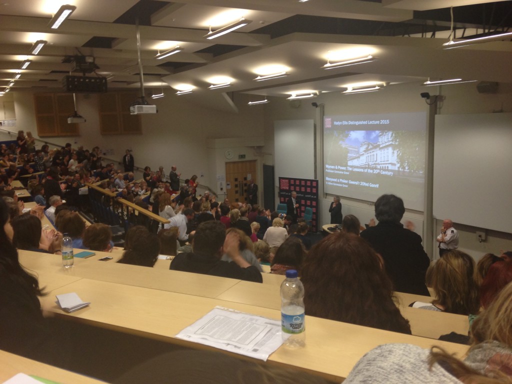 a lecture at cardiff university one of the russell group universities that are cutting lots of jobs