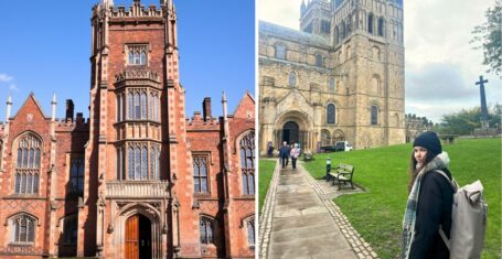 queen's university belfast and a durham university student two russell group universities that are cutting lots of jobs