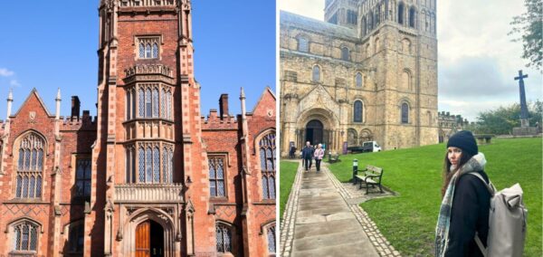 queen's university belfast and a durham university student two russell group universities that are cutting lots of jobs