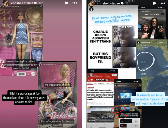 Selling Sunset agent Chrishell shares posts and Emma and Blake