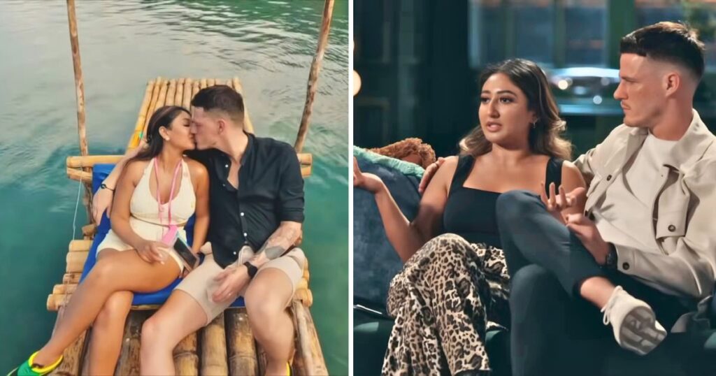 mafs uk 2025 nelly when she liked steven on the honeymoon and then nelly and steven looking miserable later on