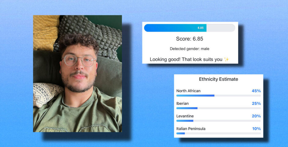 AI rates attractiveness