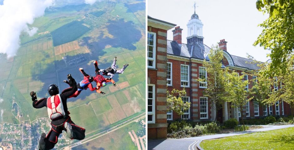 student skydiving university of southampton
