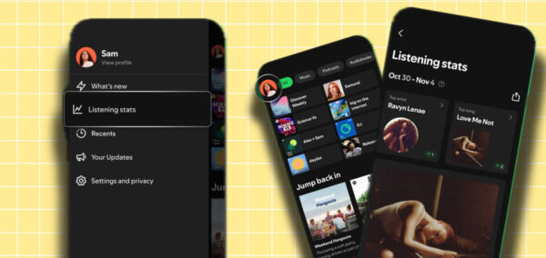 Spotify Weekly listening stats