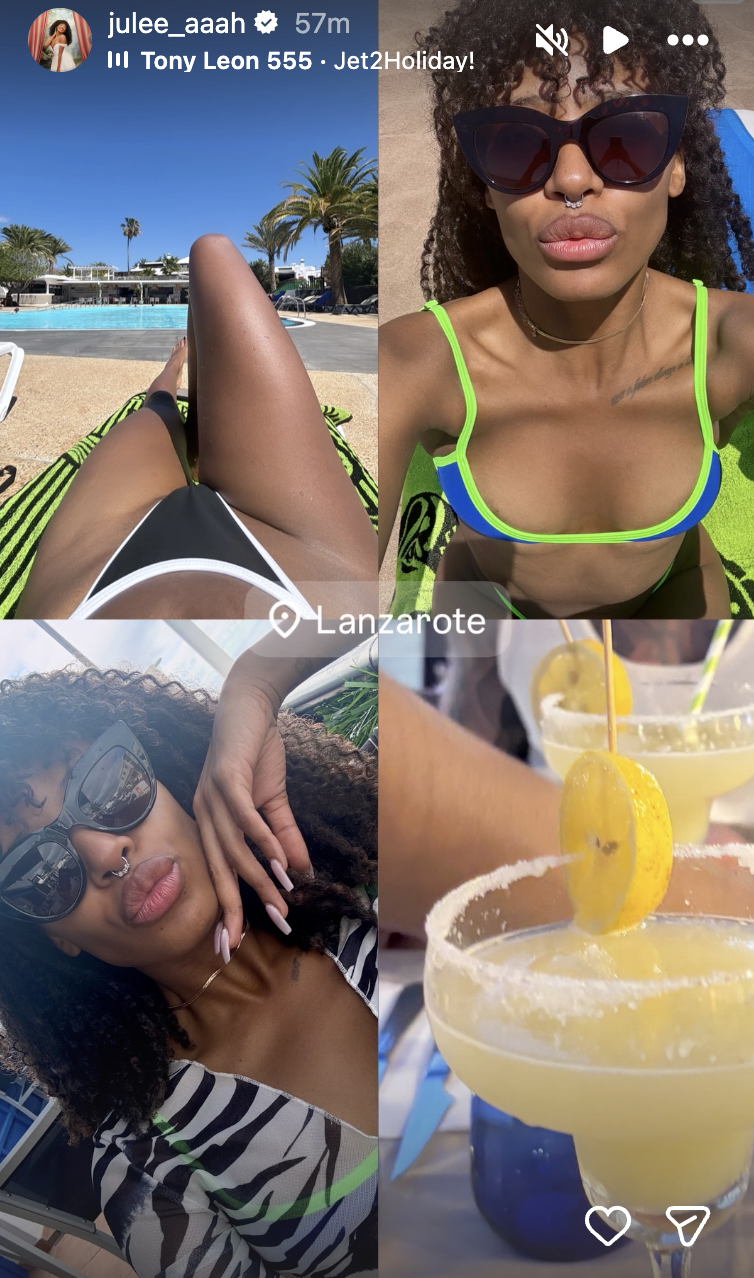 Julia-Ruth and Joe on holiday after MAFS UK 2025