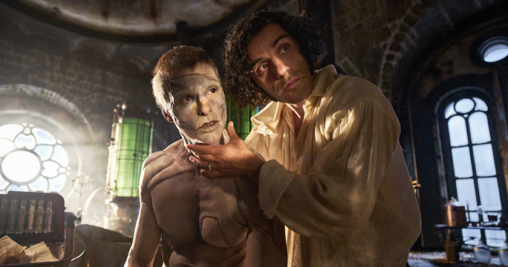 Frankenstein del Toro close book