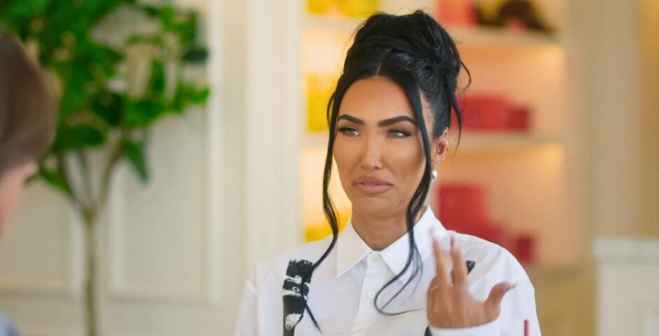 selling sunset bre tiesi talking about her breast implant problems