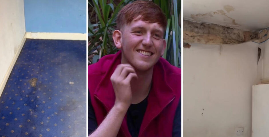 Angry Ginge I'm A Celeb flat