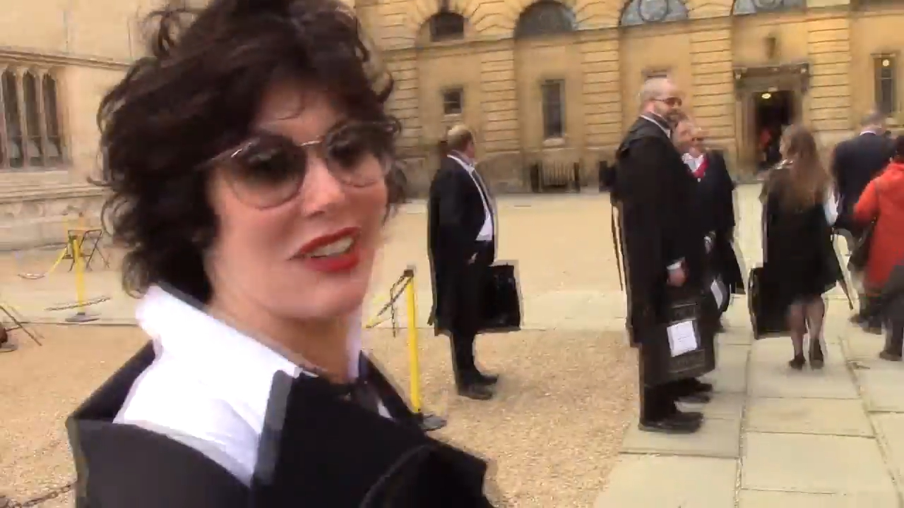 Ruby by the Radcliffe Camera i'm a celebrity oxford