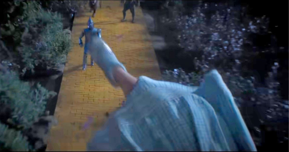 Dorothy's legs in Wicked: For Good