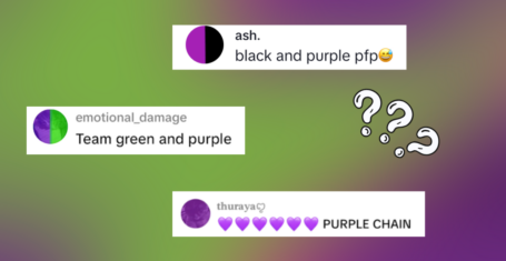 Different coloured profile pictures TikTok mean