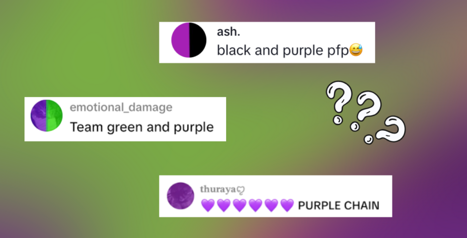 Different coloured profile pictures TikTok mean