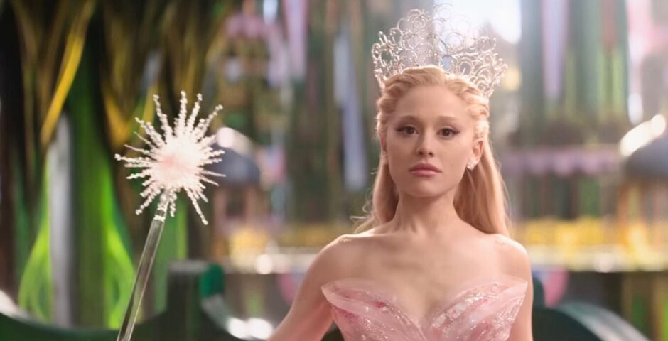 wicked for good ariana grande glinda magic