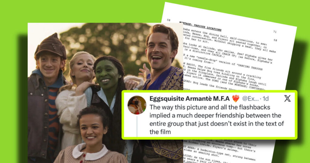 Wicked For Good script