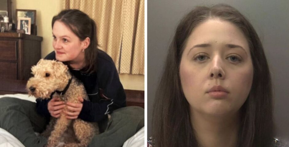 woman dog killed crash