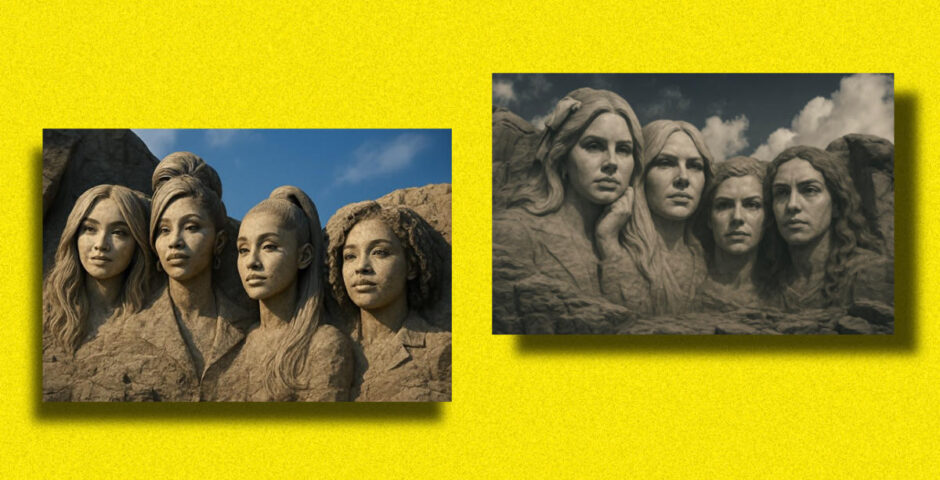 Mount Rushmore Spotify AI
