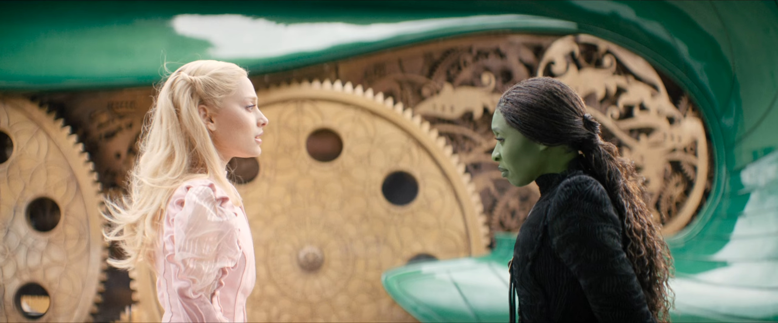 elphaba and glinda in wicked film