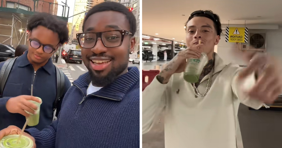 Why are men suddenly wearing quarter zips and drinking matcha?! The TikTok trend explained
